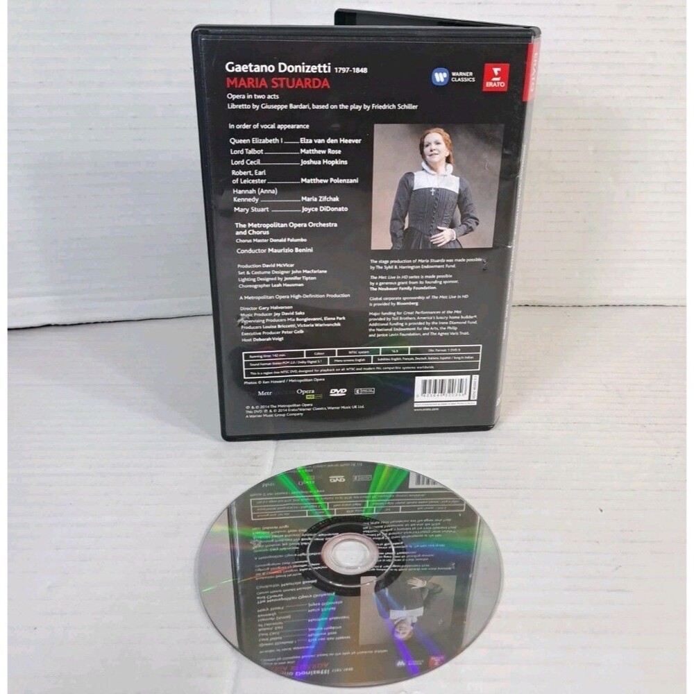 Donizetti: Lucia Di Lammermoor (DVD) Bonynge Metropolitan Opera Orchestra Music - Picture 2 of 2